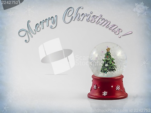 Image of Merry Christmas Snow Globe