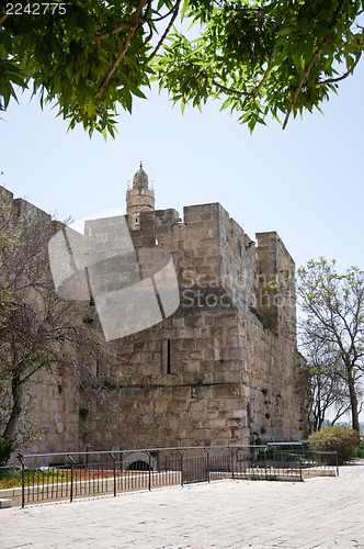 Image of Tower of david and Jerusalem walls