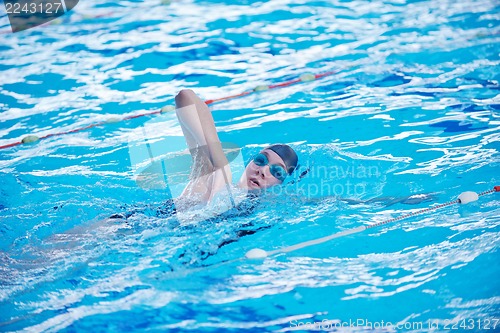 Image of swimmer woman