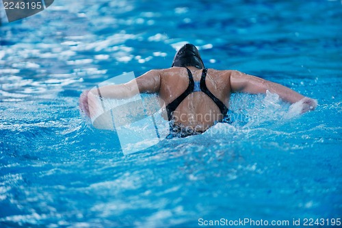 Image of swimmer woman