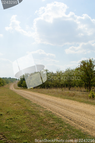 Image of dirty rural road