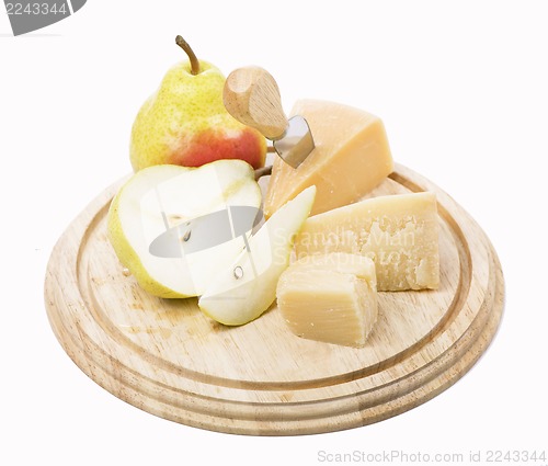 Image of cheese and fruit