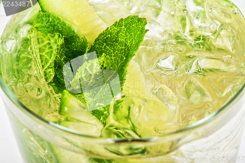 Image of cocktail with cucumber