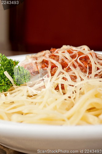Image of pasta with meat