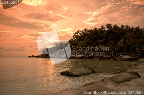 Image of Sunset at Ko Thao, Thaialnd