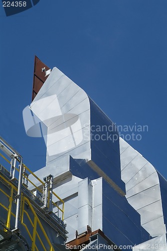 Image of Exhaust pipes of gas turbine