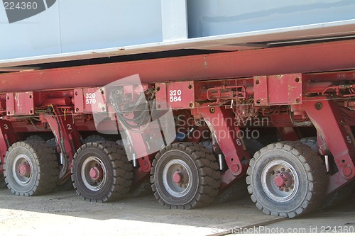 Image of Wheel of heavy-lift platform