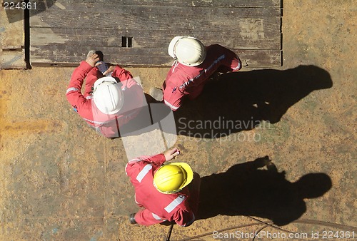 Image of Three construction workers