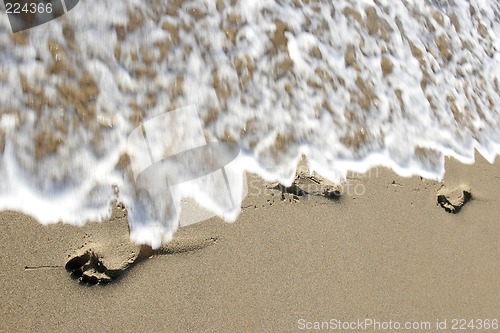 Image of Beach Footprints