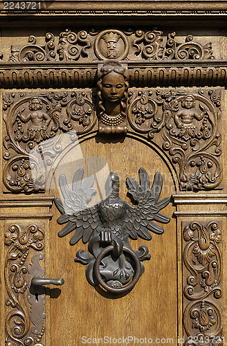 Image of Polish eagle, door knocker.