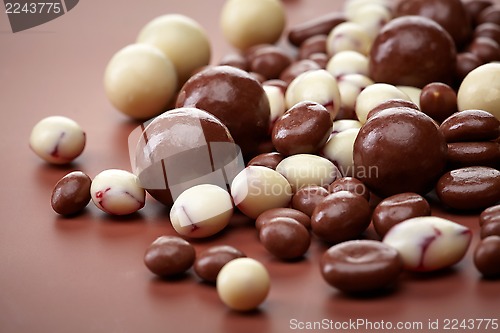 Image of various chocolate candies