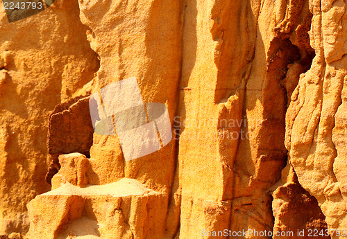 Image of The texture of the sand