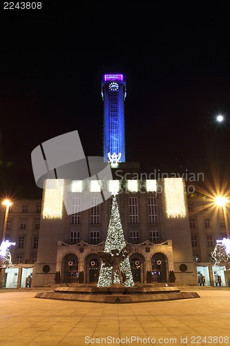 Image of christmas tree in Ostrava 