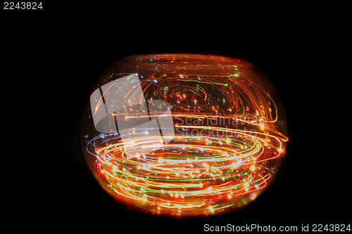 Image of christmas decoration from the color xmas lights