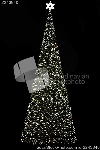 Image of christmas tree in Ostrava