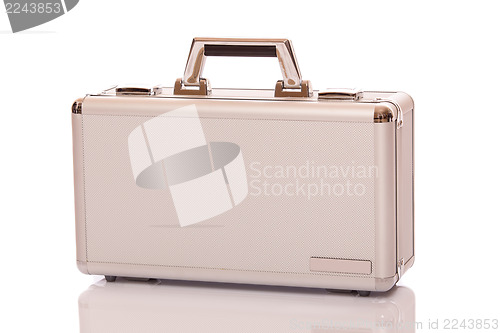 Image of Metallic suitcase