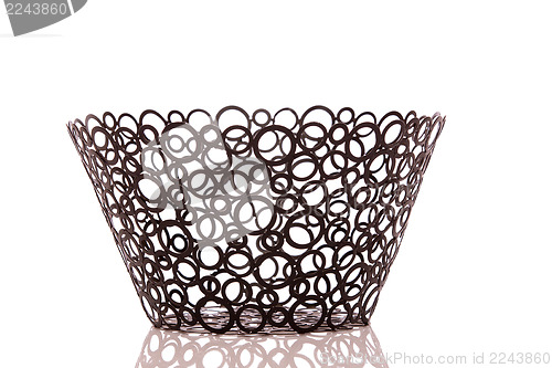 Image of Black steel basket