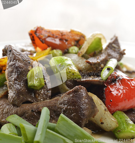 Image of Beef Meat With Vegetables
