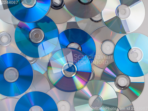 Image of CD DVD DB Bluray disc