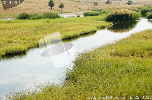 Image of flat river