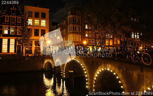 Image of Amsterdam in the night