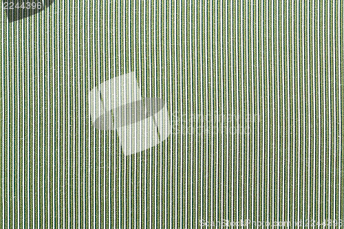 Image of green striped fabric