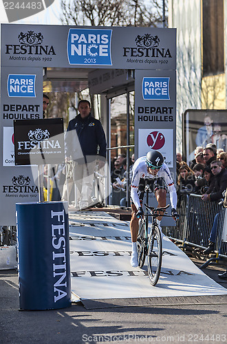 Image of The Cyclist Velits Peter- Paris Nice 2013 Prologue in Houilles