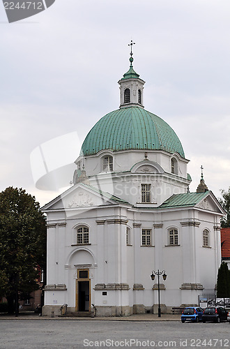 Image of St. Kazimierz Church. Warsaw.