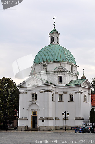 Image of St. Kazimierz Church. Warsaw.