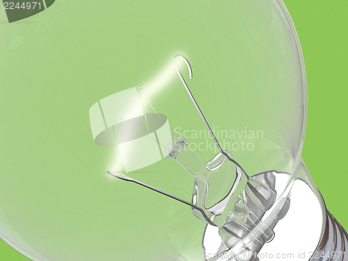 Image of Green lightbulb