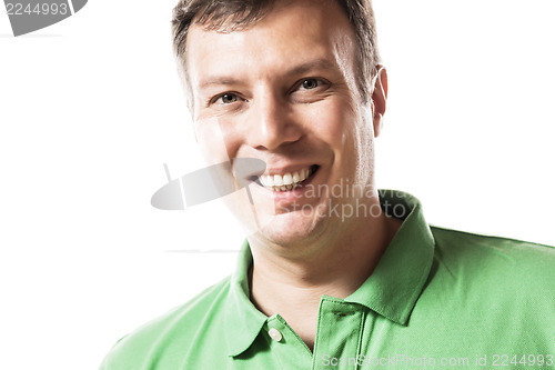 Image of Portrait smiling man