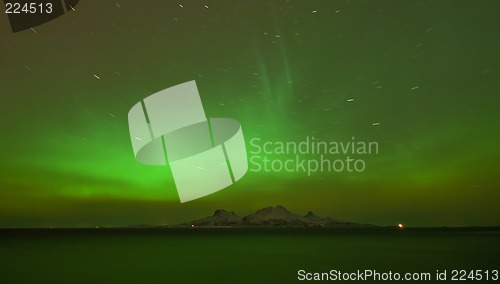 Image of Aurora and Island