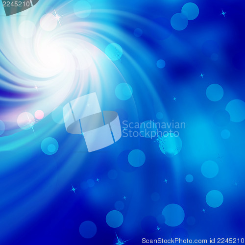 Image of Circle light twist and bokeh background. EPS 10