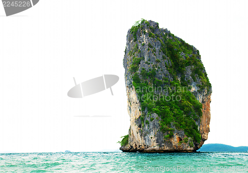 Image of High cliffs on the tropical island