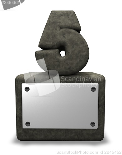 Image of stone number