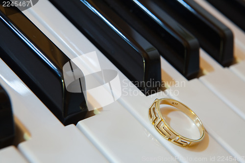 Image of On the piano