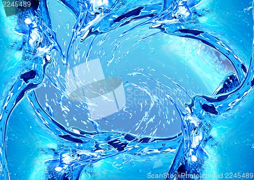 Image of water splashing