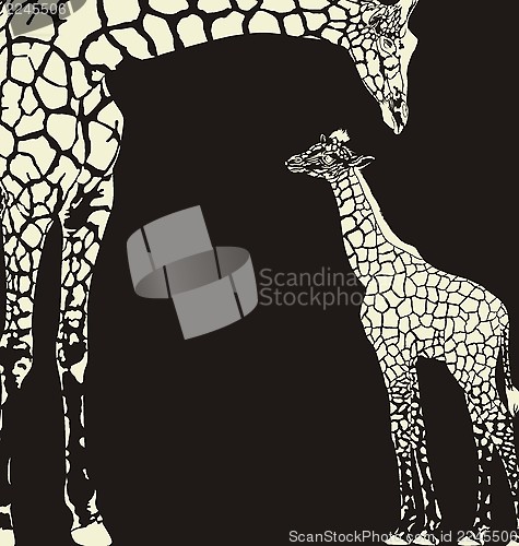 Image of Inverse giraffe animal camouflage