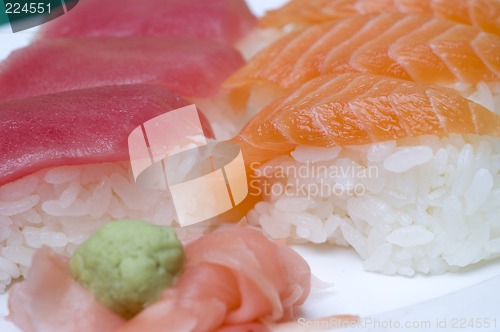 Image of sushi food variety