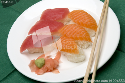 Image of sushi food variety