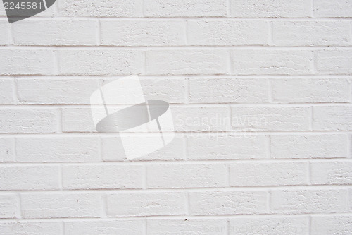 Image of White brick wall, perfect as a background