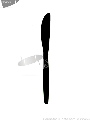 Image of Silhouette of a knife