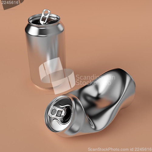 Image of Drink can deformed