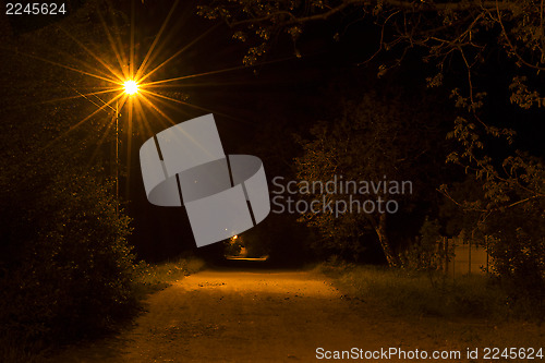 Image of Night road