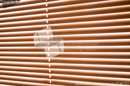 Image of Jalousie wood blinds