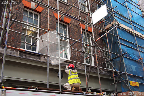 Image of Concrete construction site of new building