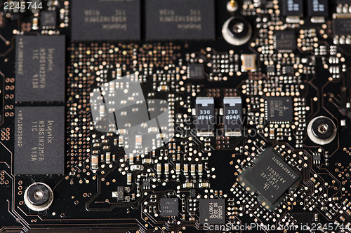 Image of Electronic circuit board with processor