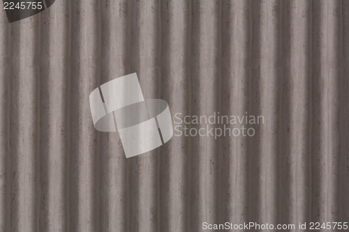 Image of Vertical corrugated roof tile