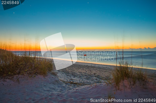 Image of early morning on a sea coast