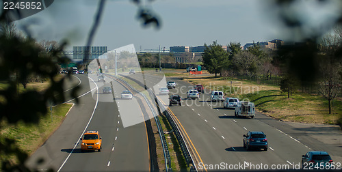 Image of highway traffic